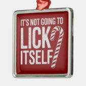 Het zal zichzelf niet aanstootgevend sarcastisch m metalen ornament (Links)