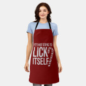 Het zal zichzelf niet aanstootgevend sarcastisch m schort (Gedragen)