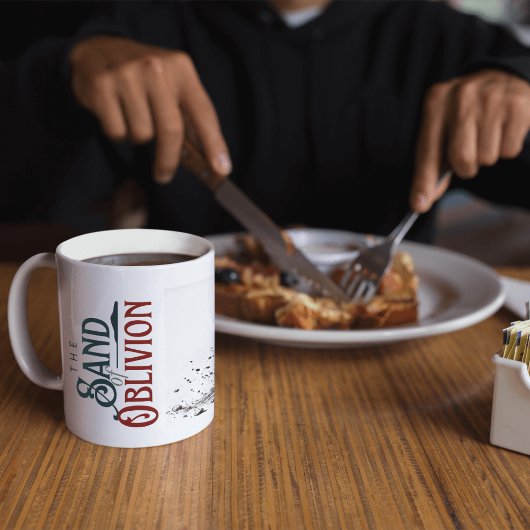 Het zand van de vergetelheid koffiemok