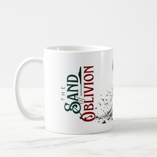 Het zand van de vergetelheid koffiemok (Links)