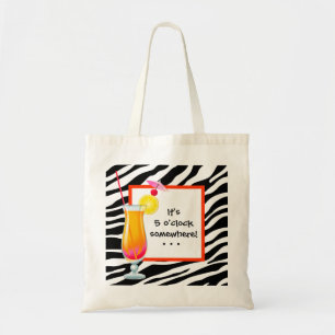 Het zebra het is de Zak van het Strand van de 5 uu Tote Bag