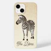 Het Zebra-kleurenblok Case-Mate iPhone Case (Achterkant)