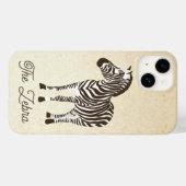 Het Zebra-kleurenblok Case-Mate iPhone Case (Achterkant (horizontaal))
