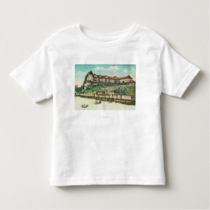 Het Zee Beach Hotel van het strand Kinder Shirts