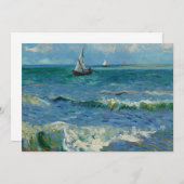 Het Zee bij Les Saintes Maries de la Mer | Van Gog Aankondiging (Voorkant / Achterkant)