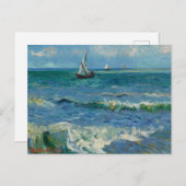 Het Zee bij Les Saintes Maries de la Mer | Van Gog Briefkaart (Voorkant / Achterkant)