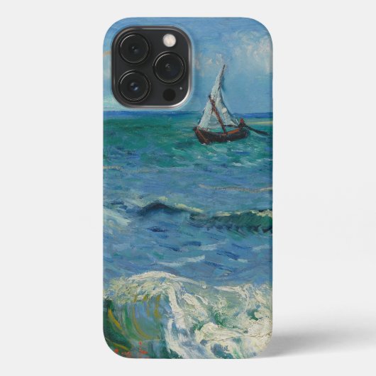 Het Zee bij Les Saintes Maries de la Mer | Van Gog iPhone Hoesje (Achterkant)