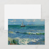 Het Zee bij Les Saintes Maries de la Mer | Van Gog Notitiekaartje (Voorkant / Achterkant)