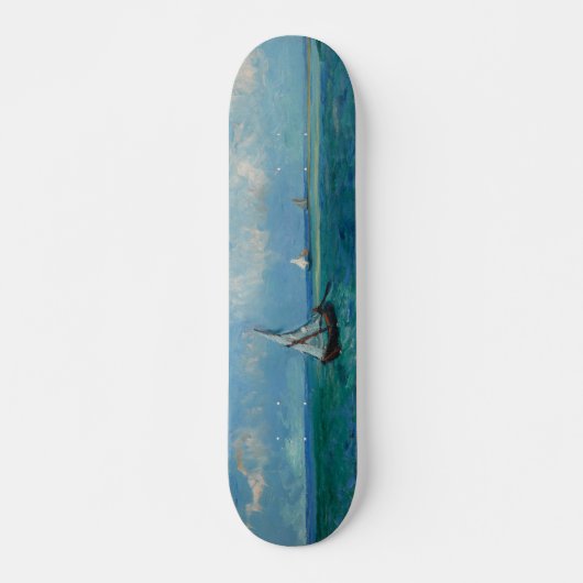 Het Zee bij Les Saintes Maries de la Mer | Van Gog Persoonlijk Skateboard (Voorkant)