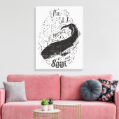 Het Zee Breeze is parfumus Canvas Afdruk (Insitu (Woonkamer))