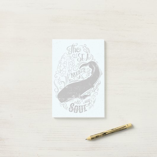 Het Zee Breeze is parfumus Post-it® Notes (Op bureau)