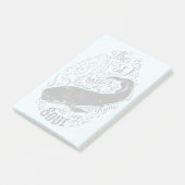 Het Zee Breeze is parfumus Post-it® Notes (Schuin)