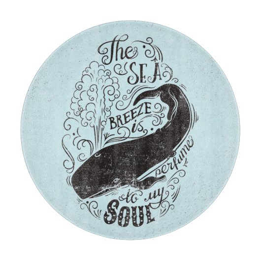 Het Zee Breeze is parfumus Snijplank (Voorkant)