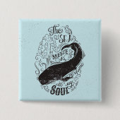 Het Zee Breeze is parfumus Vierkante Button 5,1 Cm (Voorkant)