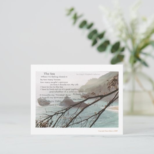 Het Zee Briefkaart (Staand voorkant)