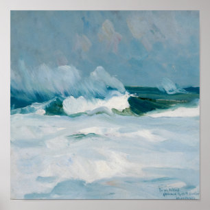 Het Zee   Charles Herbert Woodbury - Impressionism Poster