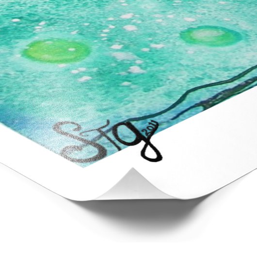 Het Zee Foto Afdruk (Hoek)