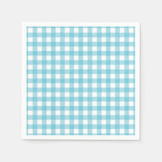 Het Zee Gingham Paper Napkin Servet