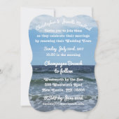 Het Zee High Definition Wedding Invitation Kaart (Voorkant)