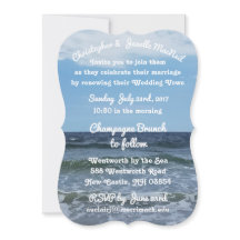 Het Zee High Definition Wedding Invitation