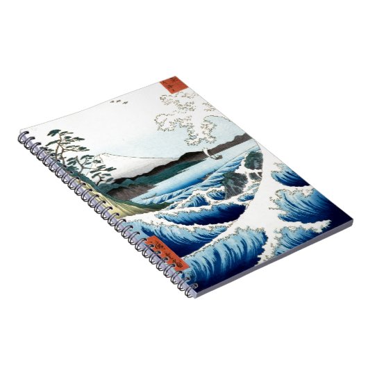 "Het Zee" Hiroshige Ukiyo-e Notitieboek (Rechterzijde)