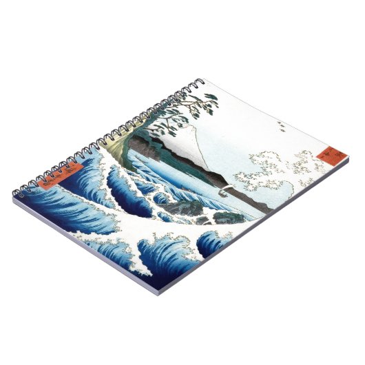 "Het Zee" Hiroshige Ukiyo-e Notitieboek (Linkerzijde)