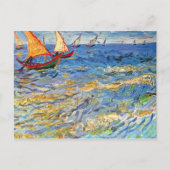 Het zee in Saintes-Maries door Vincent van Gogh Briefkaart (Voorkant)