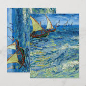 Het Zee in Saintes-Maries door Vincent van Gogh Briefkaart (Voorkant / Achterkant)