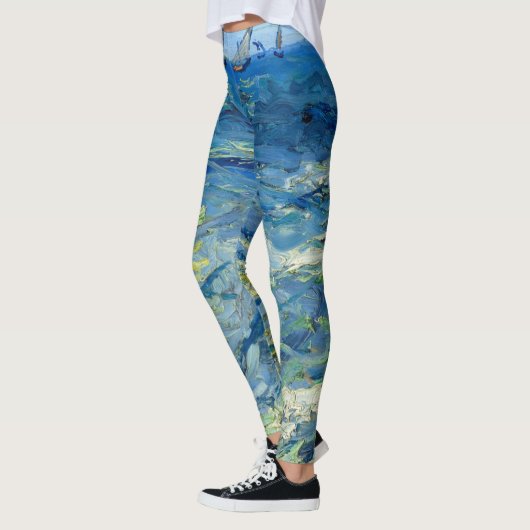 Het Zee in Saintes-Maries door Vincent van Gogh Leggings (Links)