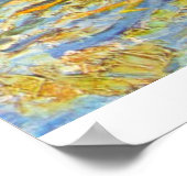 Het zee in Saintes-Maries door Vincent van Gogh Poster (Hoek)