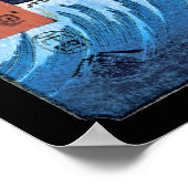 Het zee in Satta in de provincie Suruga Poster (Hoek)