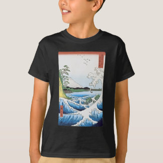 Het zee in Satta in de provincie Suruga T-shirt