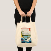 Het Zee in Satta in de provincie Suruga Tote Bag (Voorkant (product))