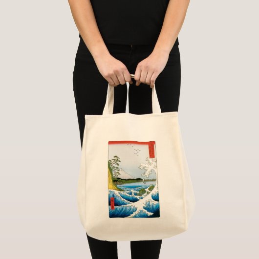 Het Zee in Satta in de provincie Suruga Tote Bag (Voorkant (product))
