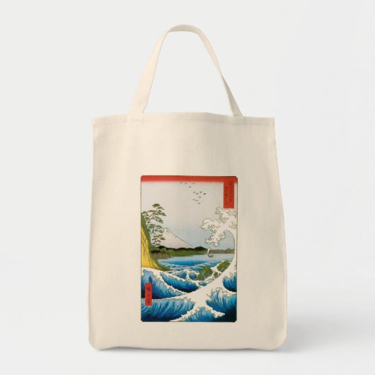 Het Zee in Satta in de provincie Suruga Tote Bag (Voorkant)