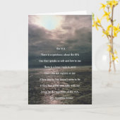 Het Zee Inspirerend lege kaart (Gele Bloem)