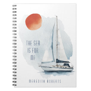 Het Zee is voor mij een Motivatie quote Notitieboek