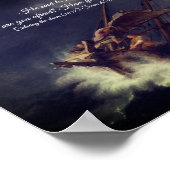 Het Zee kalmeren Poster (Hoek)