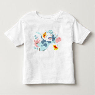Het Zee Koe en Fish Friends kinder T-shirt