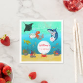 Het Zee Ocean Animals Birthday Party Servet (Insitu)