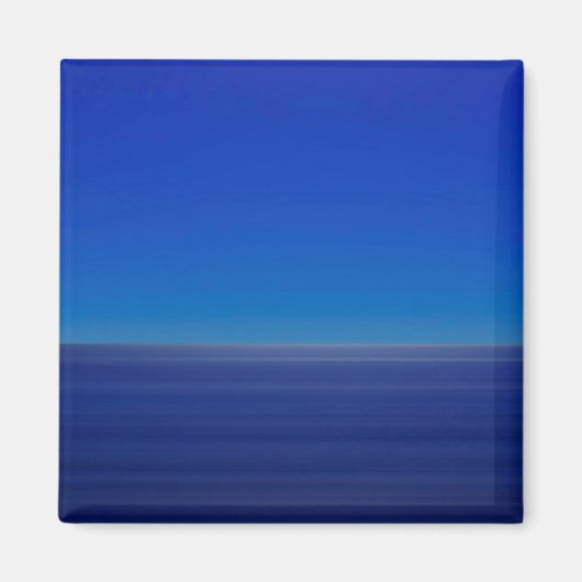 "Het zee ontmoet de hemel vlak voor zonsopgang" Magneet (Voorkant)