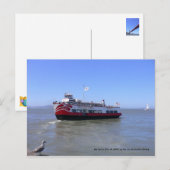 Het Zee over het hoofd zien... Briefkaart (Voorkant / Achterkant)