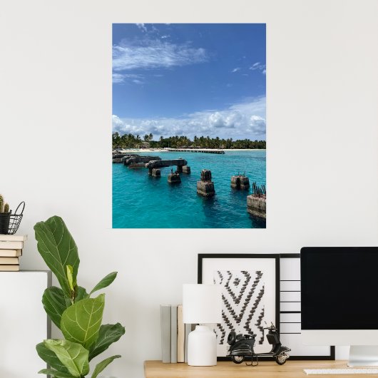 Het Zee Poster (Thuiskantoor)