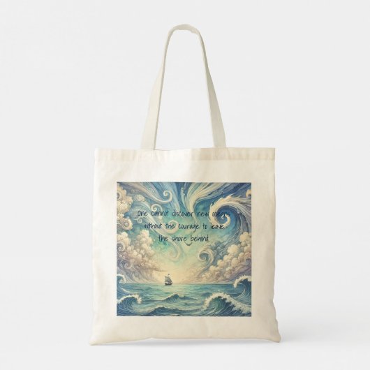 Het Zee & Quote Tote Bag (Achterkant)