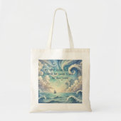 Het Zee & Quote Tote Bag (Voorkant)