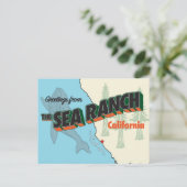 Het Zee Ranch Large Letter Briefkaart - versie 3 (Staand voorkant)