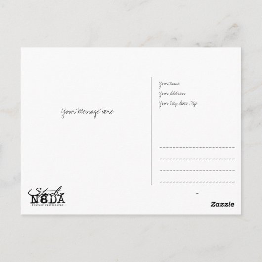 Het Zee roept Briefkaart (Achterkant)