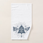 Het Zee roept nautisch Bad Handdoek (Handdoek)