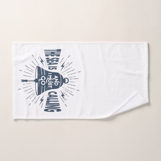Het Zee roept nautisch Bad Handdoek (Handdoek)