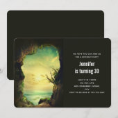 Het Zee Schilderachtig Foto Birthday negeren Kaart (Voorkant / Achterkant)